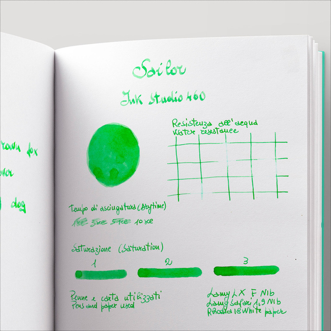 Sailor Ink Studio 460 Inchiostro 20 ml