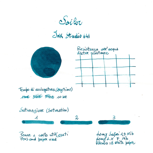 Sailor Ink Studio 641 Inchiostro 20 ml