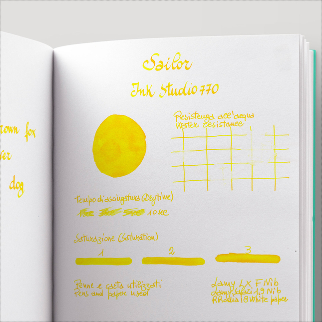Sailor Ink Studio 770 Ink Bottle 20 ml