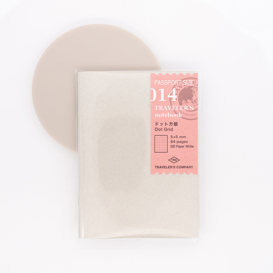 Traveler's Notebook Refill 014 Passport Size Quaderno con Carta Dot