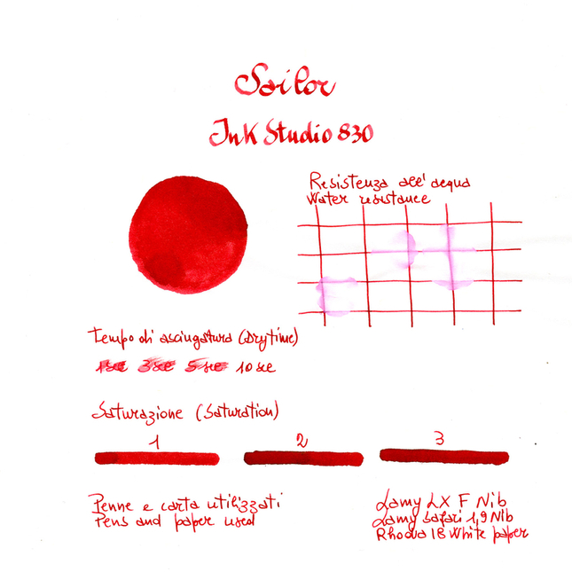 Sailor Ink Studio 830 Ink Bottle 20 ml