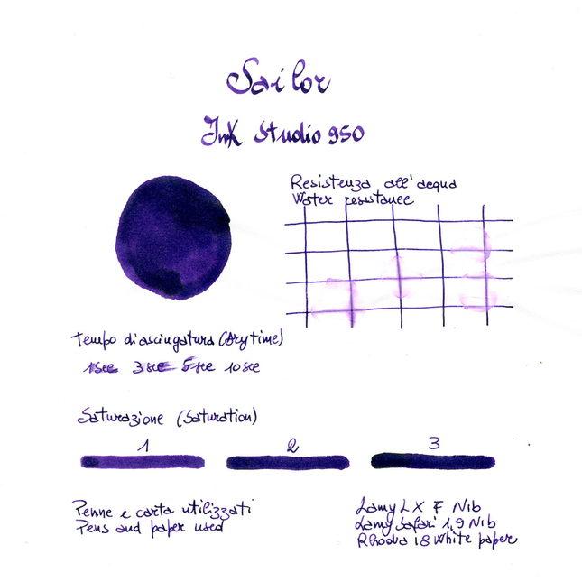 Sailor Ink Studio 950 Ink Bottle 20 ml