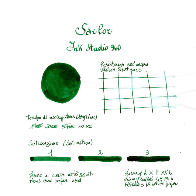 Sailor Ink Studio 960 Ink Bottle 20 ml