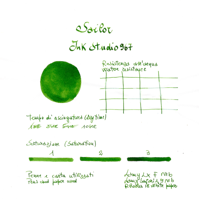 Sailor Ink Studio 967 Inchiostro 20 ml