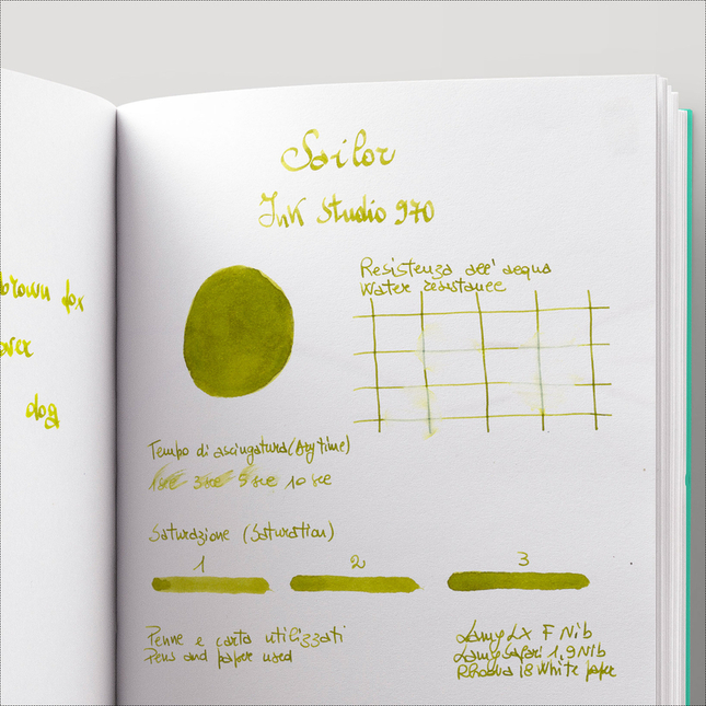 Sailor Ink Studio 970 Inchiostro 20 ml