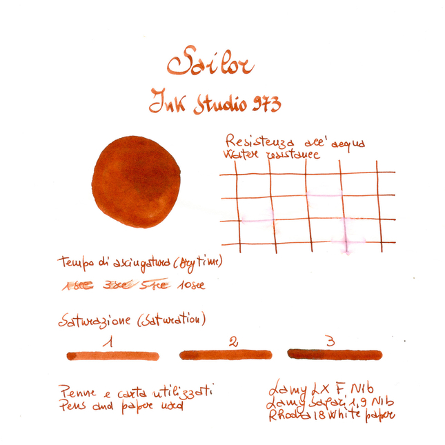 Sailor Ink Studio 973 Ink Bottle 20 ml