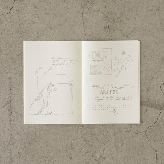 Md Paper Notebook Light A6 Quadretti Set 3 Quaderni