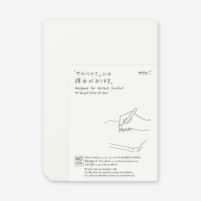 Md Paper Pad Cotton A5 Blank