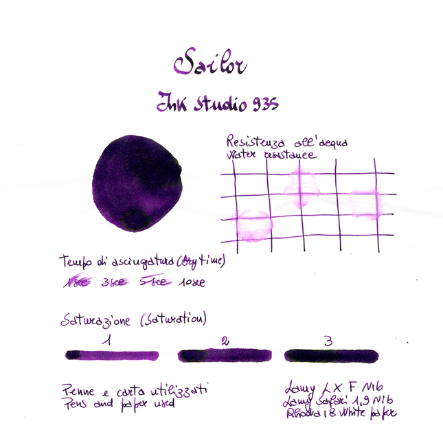 Sailor Ink Studio 935 Ink Bottle 20 ml