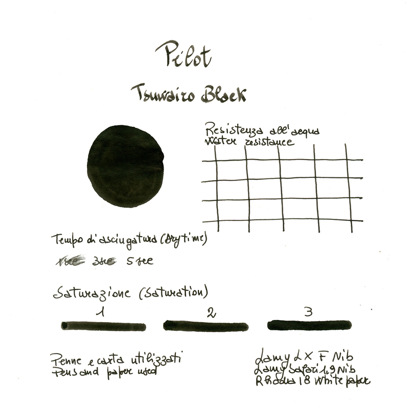 Pilot Tsuwairo Black Ink Bottle 30 ml