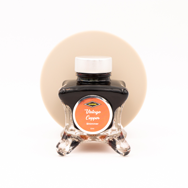 Diamine Inkvent Vintage Copper Ink Bottle 50 ml Red Edition Shimmer
