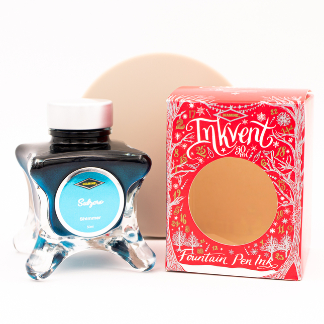 Diamine Inkvent Subzero Ink Bottle 50 ml Red Edition Shimmer