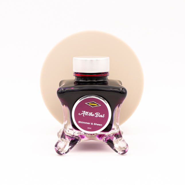 Diamine Inkvent All the Best Ink Bottle 50 ml Red Edition Shimmer & Sheen