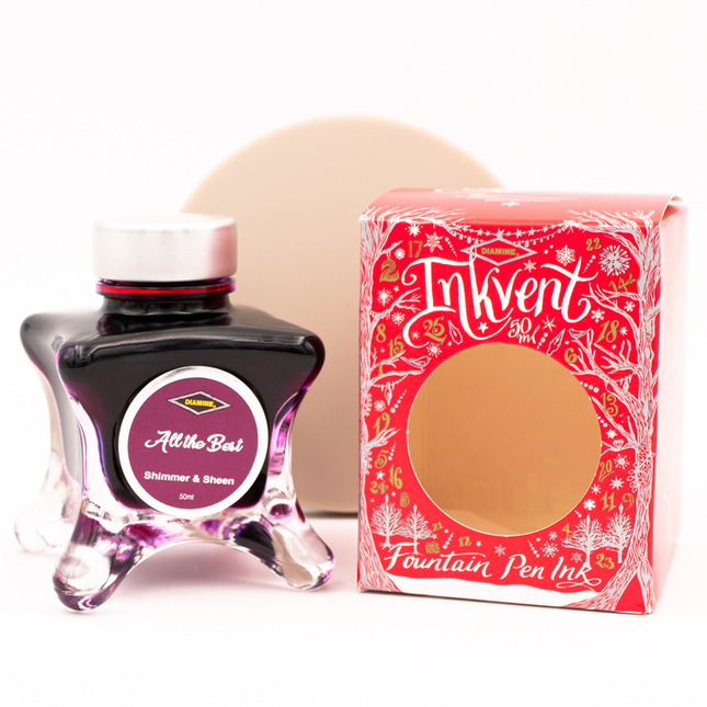 Diamine Inkvent All the Best Inchiostro 50 ml Red Edition Shimmer & Sheen