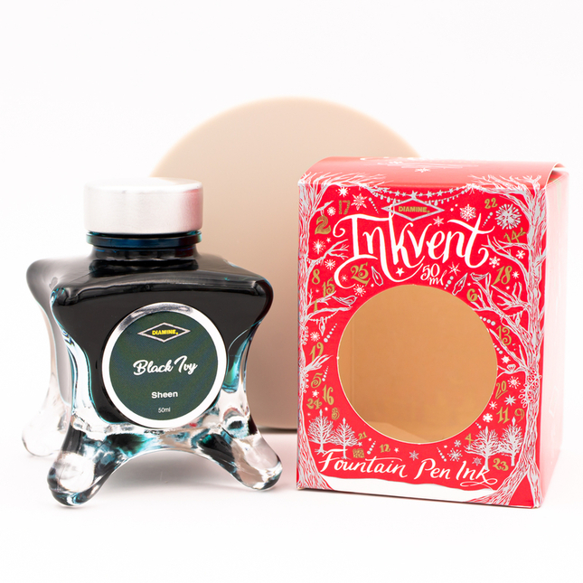 Diamine Inkvent Black Ivy Inchiostro 50 ml Red Edition Sheen