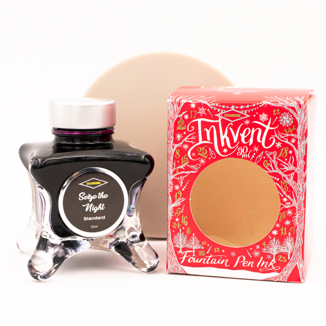 Diamine Inkvent Seize the Night Ink Bottle 50 ml Red Edition