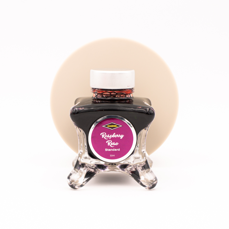 Diamine Inkvent Raspberry Rose Ink Bottle 50 ml Red Edition