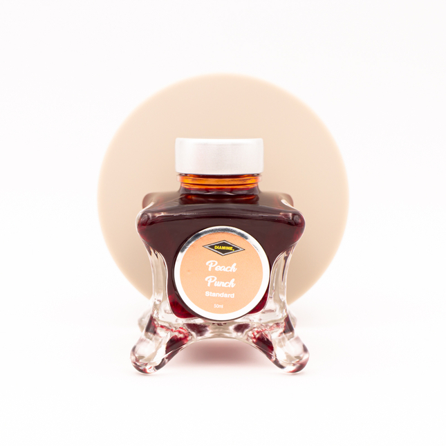 Diamine Inkvent Peach Punch Ink bottle 50 ml Red Edition
