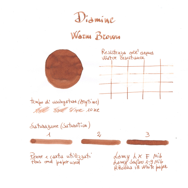 Diamine Warm Brown Inchiostro 30 ml