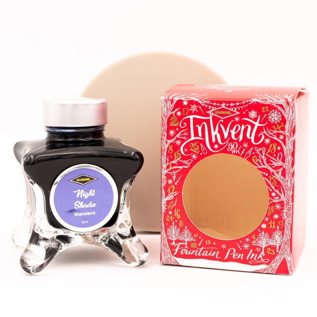 Diamine Inkvent Night Shade Ink Bottle 50 ml Red Edition