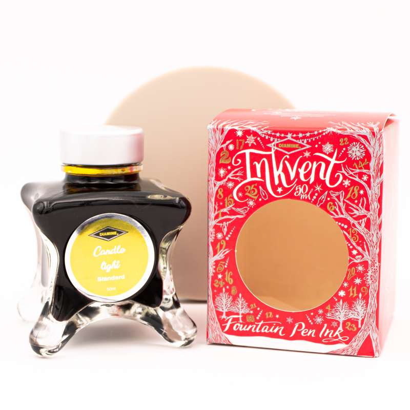 Diamine Inkvent Candle Light Ink Bottle 50 ml Red Edition
