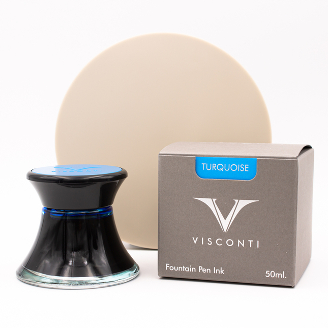 Visconti Turquoise Ink Bottle 50 ml