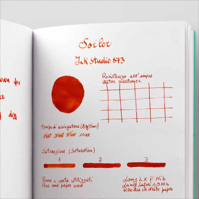 Sailor Ink Studio 873 Inchiostro 20 ml
