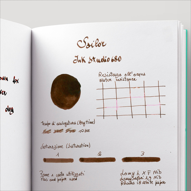 Sailor Ink Studio 680 Inchiostro 20 ml