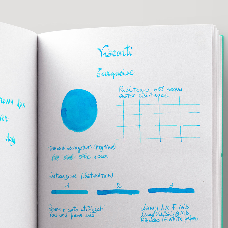 Visconti Turquoise Ink Bottle 50 ml