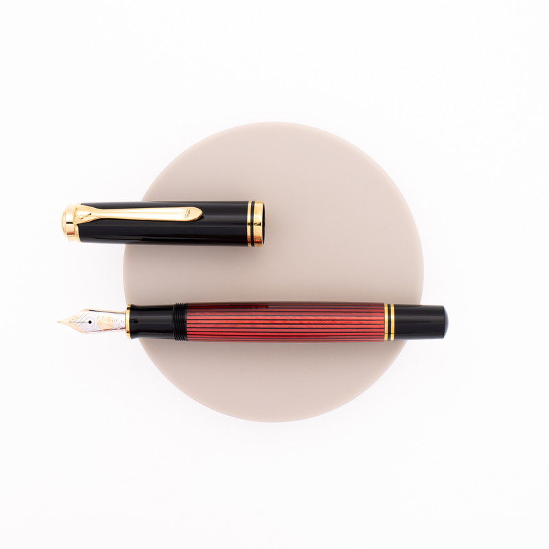 Pelikan Souveran M800 Penna Stilografica Black-Red Pelikan Souveran M800 Penna Stilografica Black-Red
