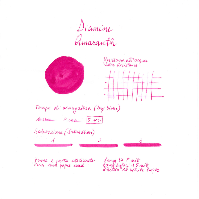 Diamine Amaranth Ink Bottle 80 ml