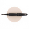 Leonardo Officina Italiana Momento Zero Fountain Pen Black Matte & Rhutenium