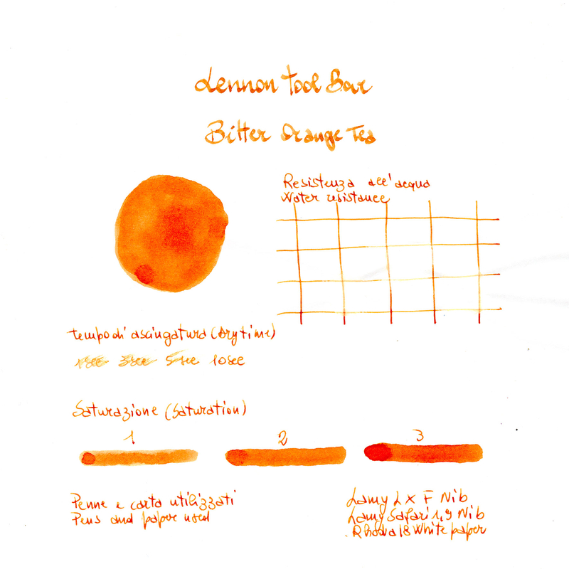 Lennon Tool Bar Bitter Orange Tea Ink Bottle 35 ml Lennon Tool Bar Bitter Orange Tea Ink Bottle 35 ml