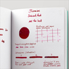 Diamine Inkvent All the Best Ink Bottle 50 ml Red Edition Shimmer & Sheen
