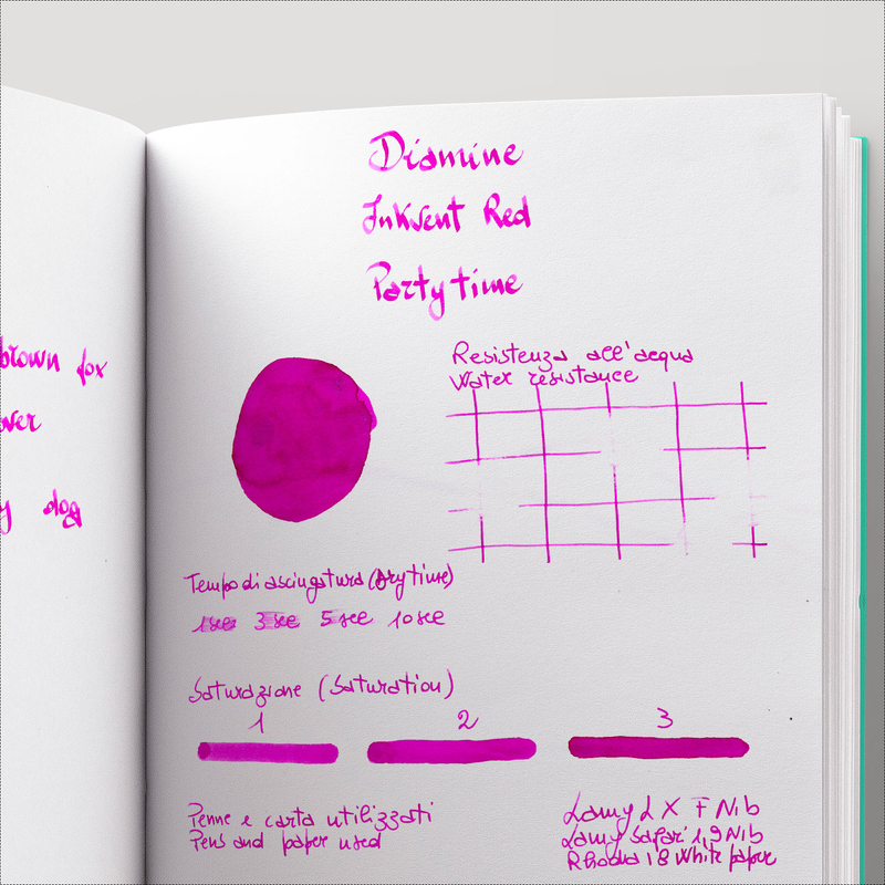 Diamine Inkvent Party Time Inchiostro 50 ml Red Edition Shimmer