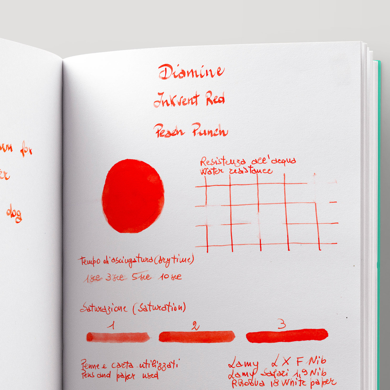 Diamine Inkvent Peach Punch Ink bottle 50 ml Red Edition