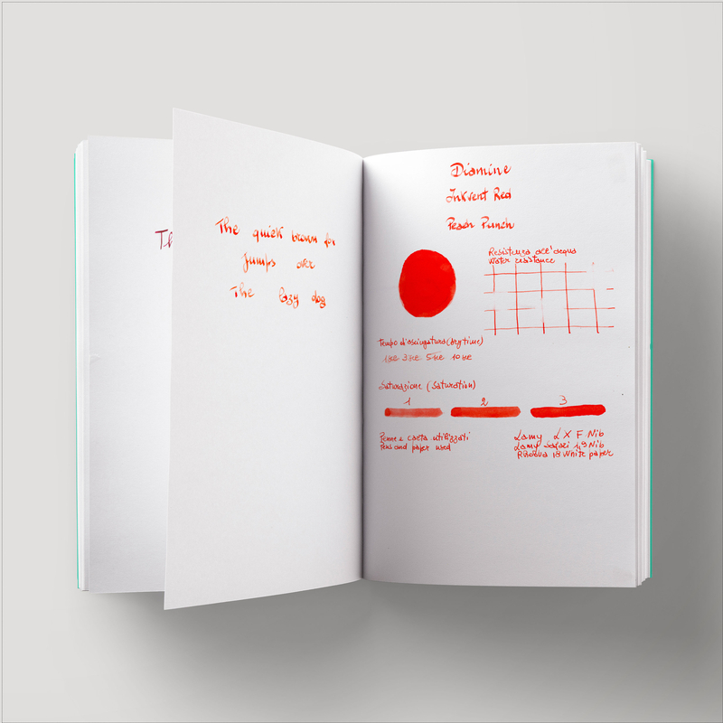 Diamine Inkvent Peach Punch Ink bottle 50 ml Red Edition