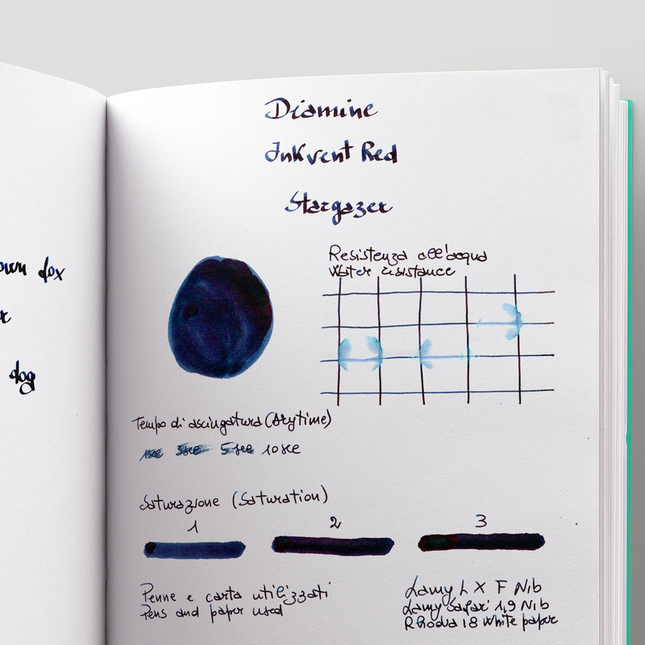 Diamine Inkvent Stargazer Ink Bottle 50 ml Red Edition Shimmer & Sheen