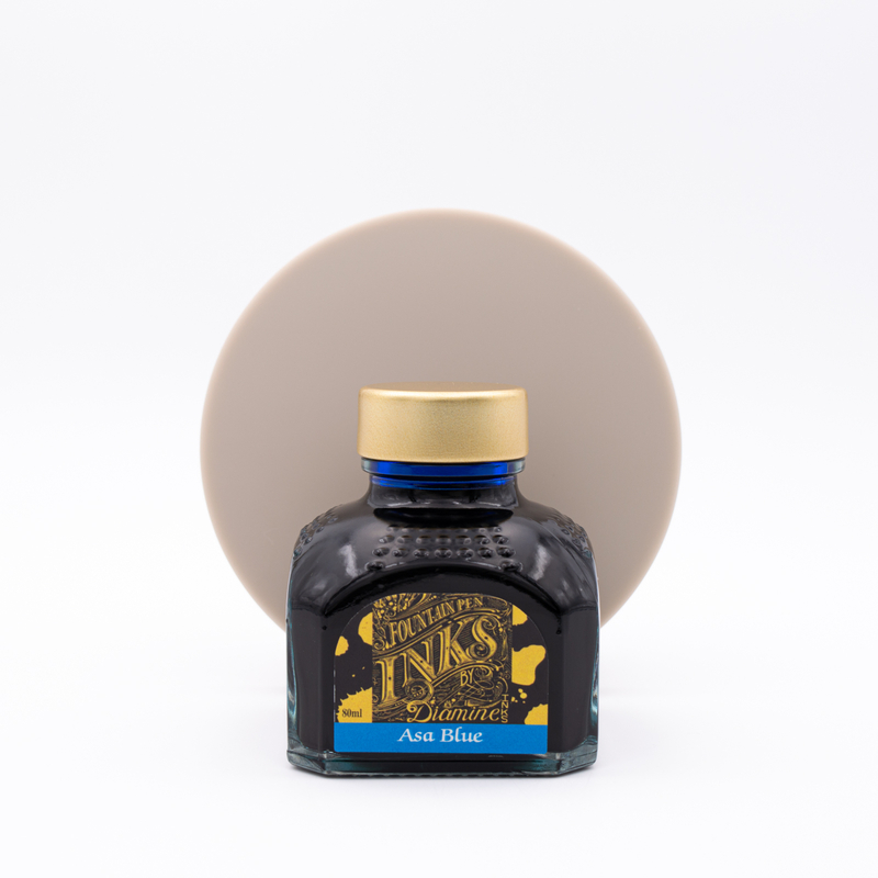Diamine Asa Blue Ink Bottle 80 ml