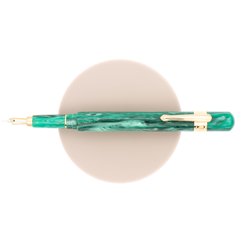 Taccia Covenant Penna Stilografica Malachite 14 KT Taccia Covenant Penna Stilografica Malachite 14 KT
