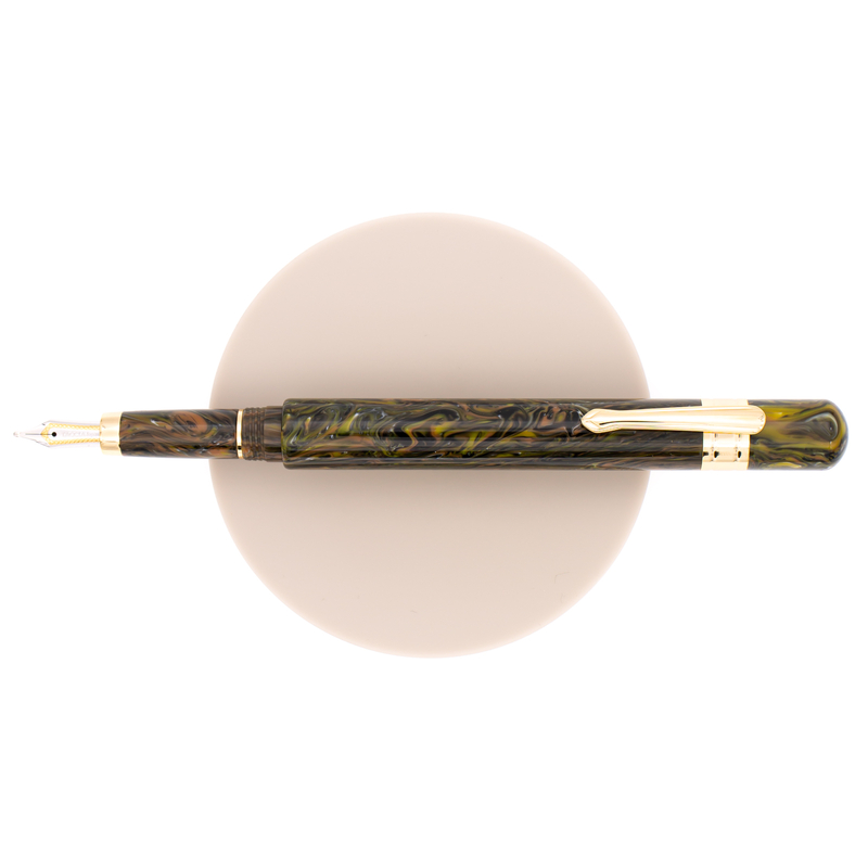 Taccia Covenant Penna Stilografica Black Yellow 14 KT Taccia Covenant Penna Stilografica Black Yellow 14 KT