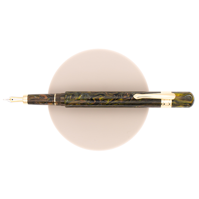 Taccia Covenant Penna Stilografica Black Yellow 14 KT