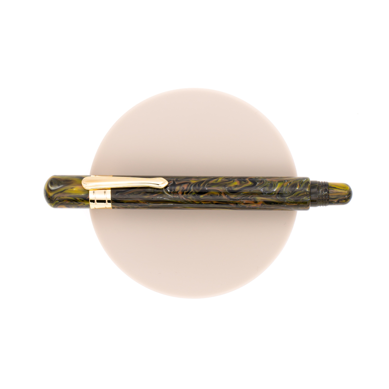 Taccia Covenant Penna Stilografica Black Yellow 14 KT Taccia Covenant Penna Stilografica Black Yellow 14 KT