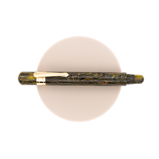 Taccia Covenant Penna Stilografica Black Yellow 14 KT