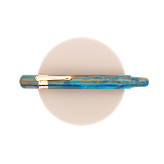 Taccia Covenant Penna Stilografica Blue Apatite 14 KT