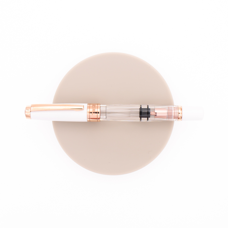 Twsbi Diamond 580 Fountain Pen White Rose Gold II Twsbi Diamond 580 Fountain Pen White Rose Gold II