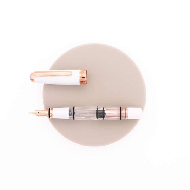 Twsbi Diamond Mini Fountain Pen White Rose Gold II