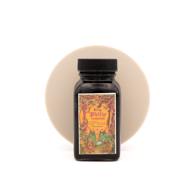 Noodler's King Philip Requiem Ink Bottle 3 oz
