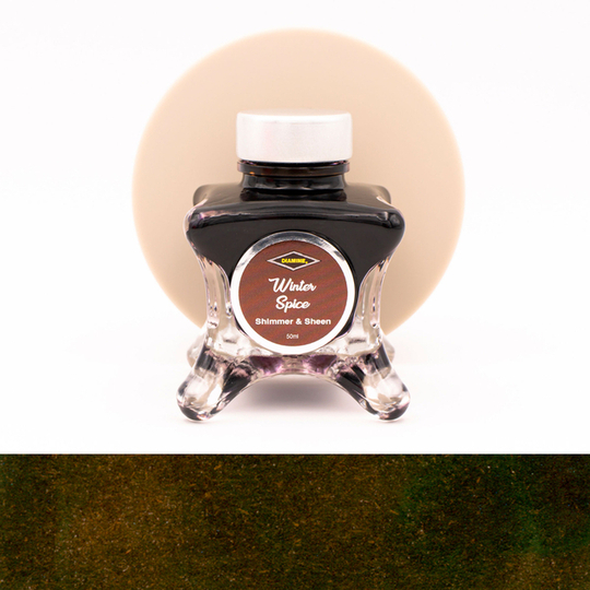 Diamine Inkvent Winter Spice Inchiostro 50 ml Red Edition Shimmer & Sheen
