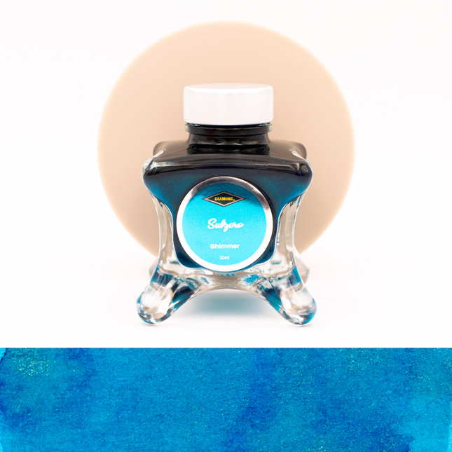 Diamine Inkvent Subzero Ink Bottle 50 ml Red Edition Shimmer